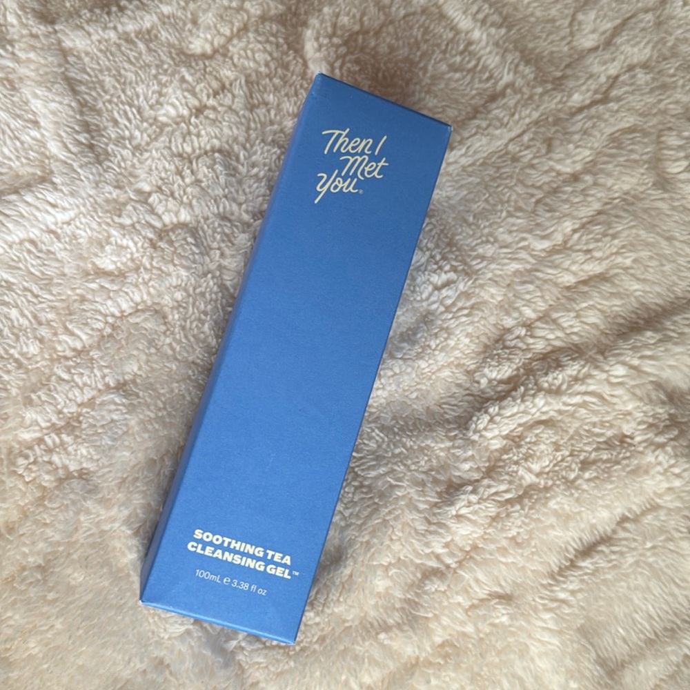 New Then I Met You Soothing Tea Cleansing Gel, Hydrating  Face Cleanser
